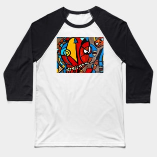 Cubist Pumpkin freeze Baseball T-Shirt